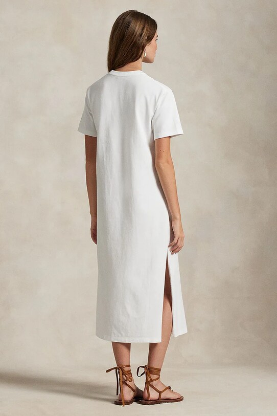 Бавовняна сукня 211971066 білий SS25