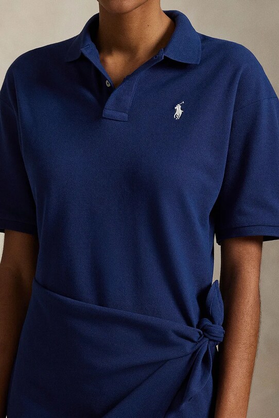 Памучна рокля Polo Ralph Lauren син 211A88516