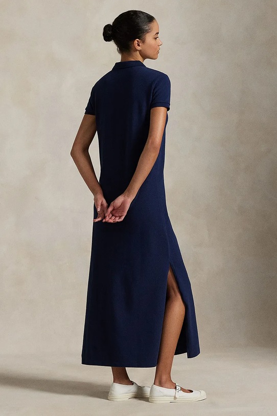 Polo Ralph Lauren sukienka sportowa bawełniana 211968291 granatowy SS26