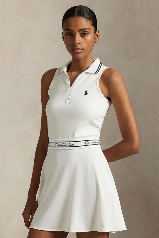 Îmbrăcăminte Polo Ralph Lauren rochie Wimbledon Collection 211970493 alb