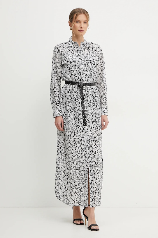 MICHAEL Michael Kors sukienka bawełniana MS582UXH7F czarny SS25