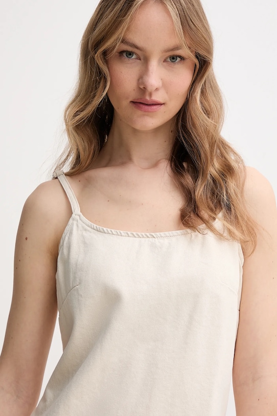 Calvin Klein Jeans rochie din amestec de in bej J20J225168