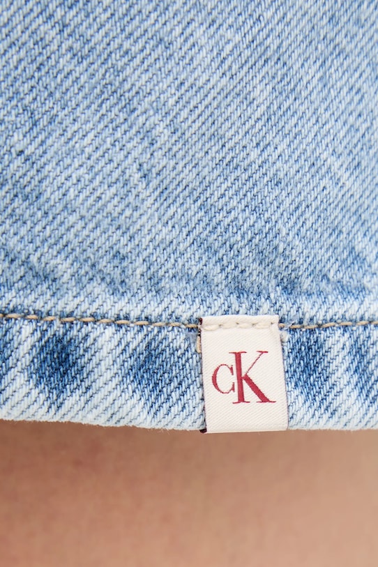 Calvin Klein Jeans sukienka jeansowa J20J225173 niebieski