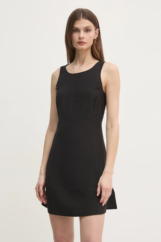 Šaty Calvin Klein Jeans látka čierna J20J225268