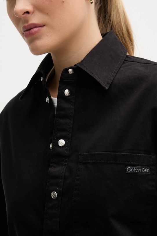 Obleka Calvin Klein Jeans J20J225270 črna