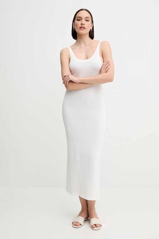 Odzież Calvin Klein Jeans sukienka J20J225284 biały