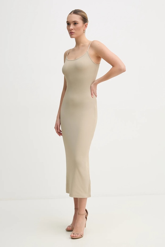 Obleka Calvin Klein Jeans J20J225288 bež SS25