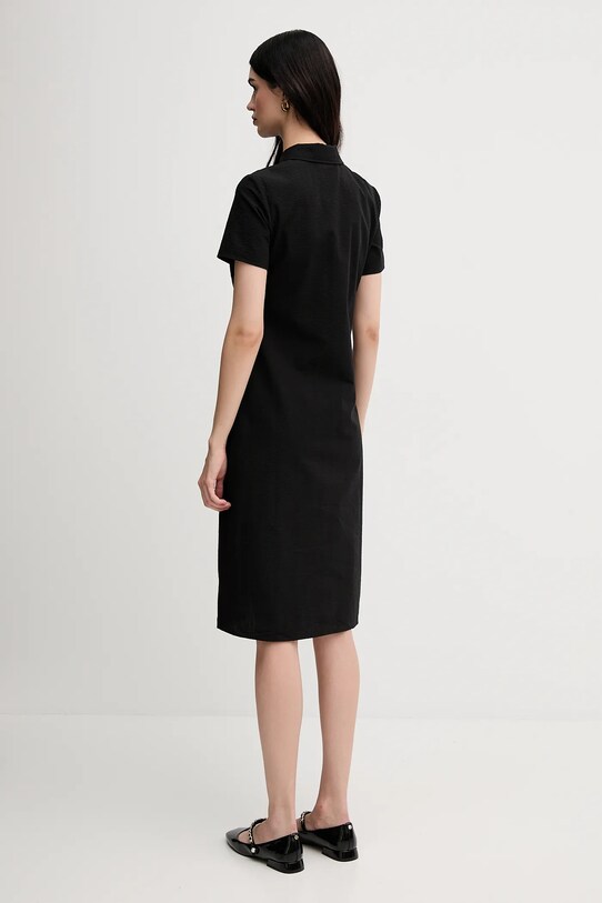 Дрехи Детска памучна рокля Calvin Klein Jeans J20J225299 черен