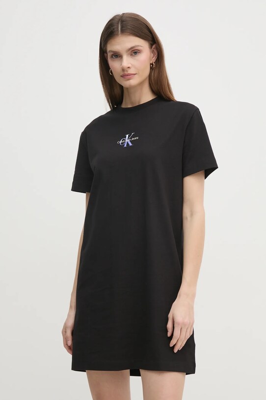 Calvin Klein Jeans sukienka J20J225273 czarny SS25