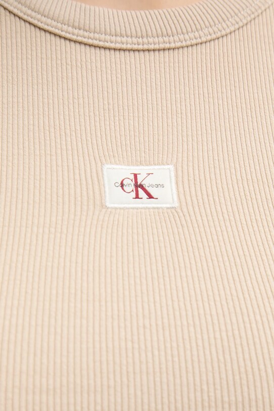 Calvin Klein Jeans sukienka J20J225265 beżowy
