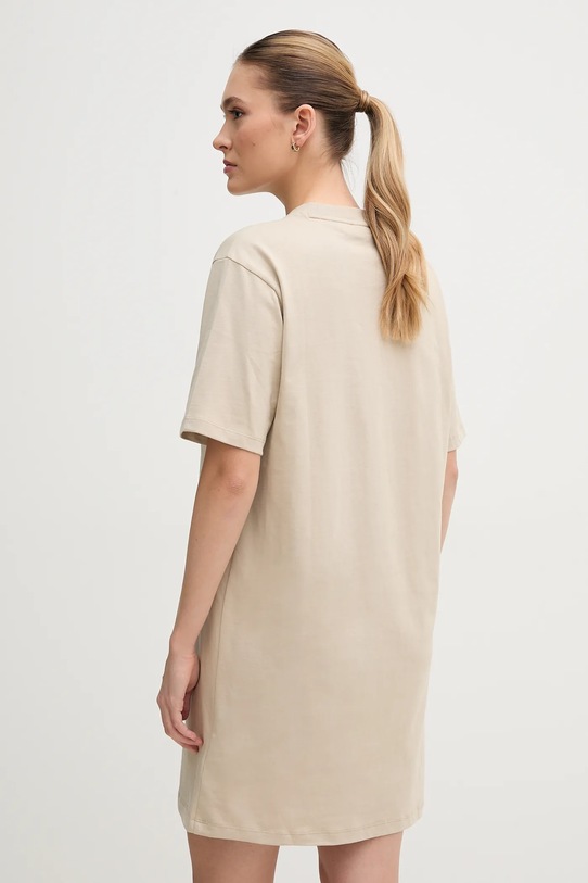 Îmbrăcăminte Calvin Klein Jeans rochie din bumbac J20J225289 bej