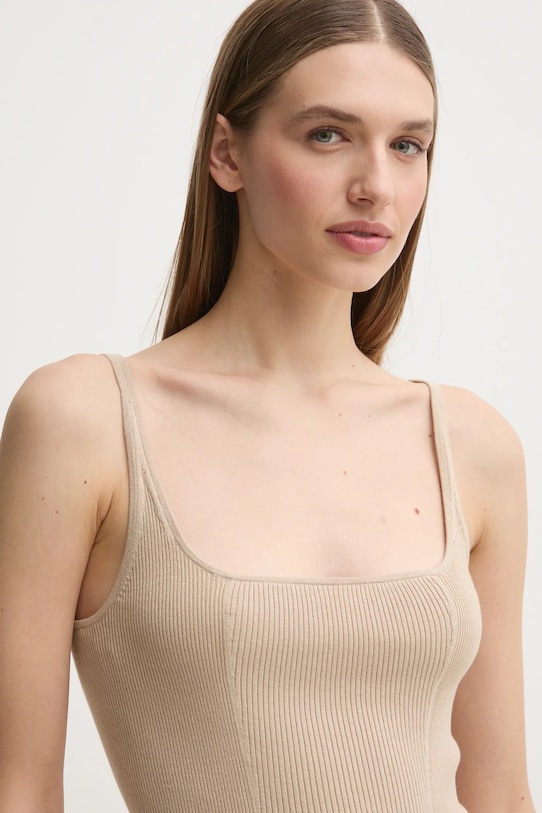 Φόρεμα Calvin Klein Jeans μπεζ J20J225269