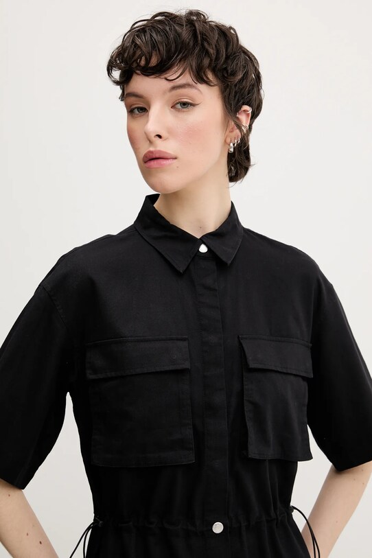 Karl Lagerfeld Jeans ruha fekete A2W13017