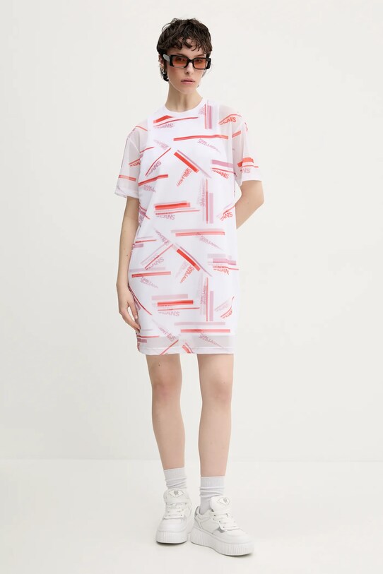 Karl Lagerfeld Jeans rochie A2W13031 alb SS25