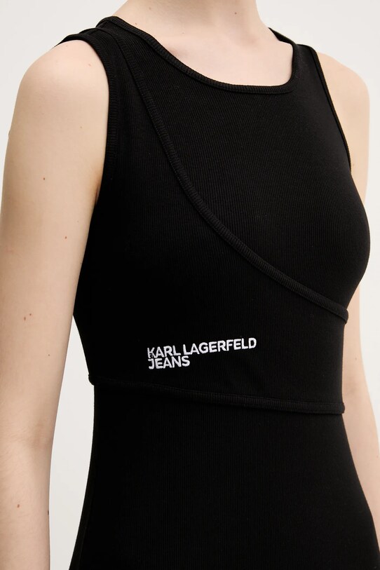 Karl Lagerfeld Jeans rochie A2W13032 negru