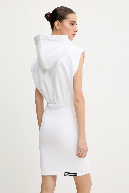 Одяг Бавовняна сукня Karl Lagerfeld Jeans A2W13033 білий