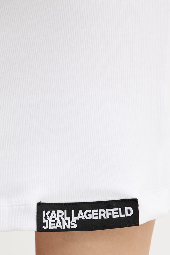 Бавовняна сукня Karl Lagerfeld Jeans A2W13033 білий