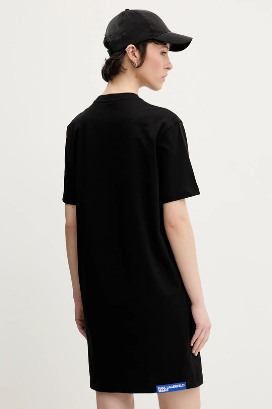 Îmbrăcăminte Karl Lagerfeld Jeans rochie din bumbac A2W13028 negru