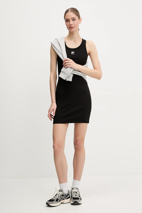 Fila rochie Linkebeek FAW1004 negru SS25