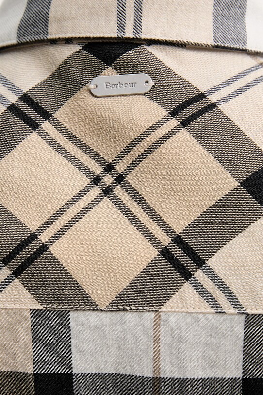Šaty s prímesou ľanu Barbour Agnes LDR0890SN51