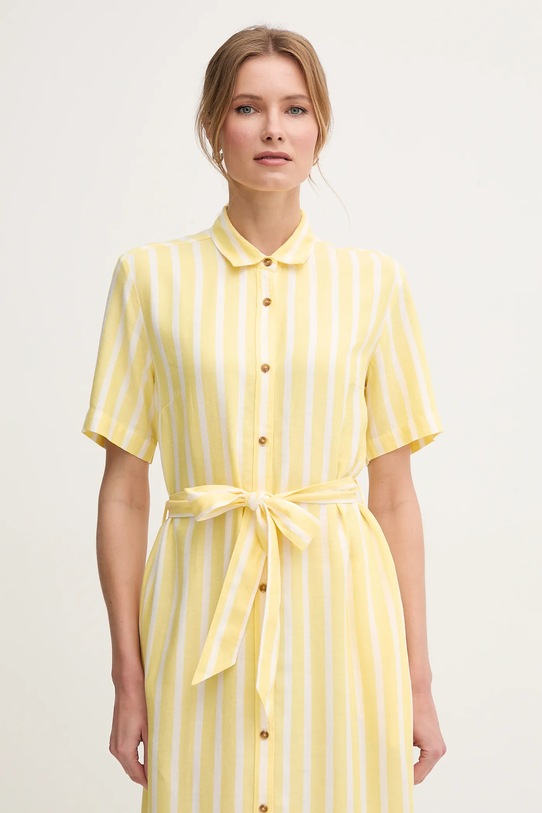 Barbour sukienka Adelaide żółty LDR0909YE32