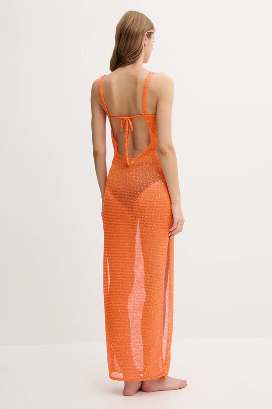 Îmbrăcăminte Guess rochie de plajă E5GK01.KCR20 portocaliu