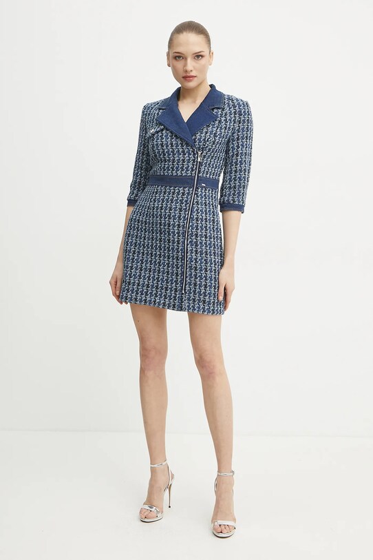 Morgan rochie din amestec de lana RETTI RETTI albastru SS25