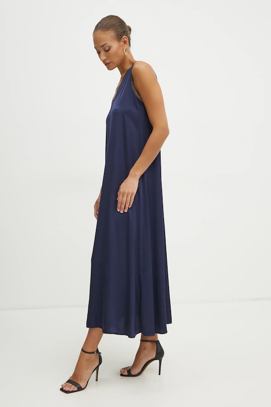 Fracomina rochie FJ25SD3002W45101 bleumarin SS25