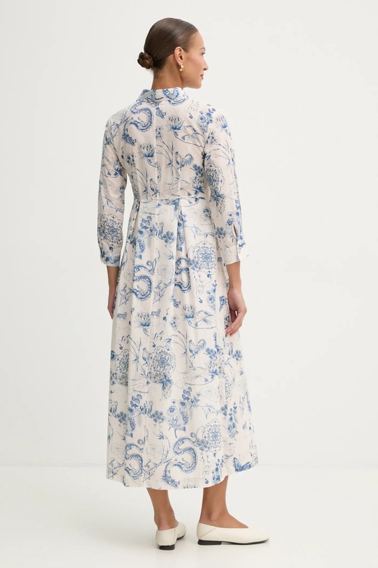 Odzież Fracomina sukienka bawełniana FJ25SD3004W621N4 beżowy