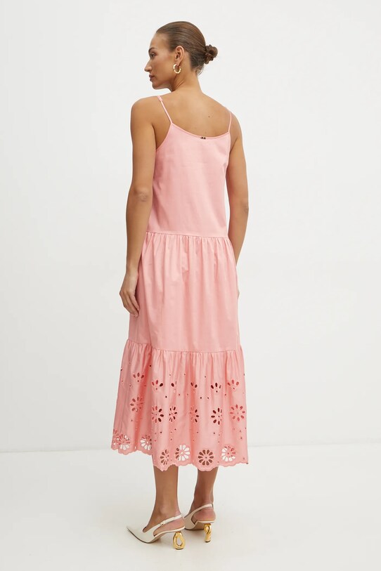 Одяг Бавовняна сукня Fracomina FJ25SD3001W400E5 помаранчевий