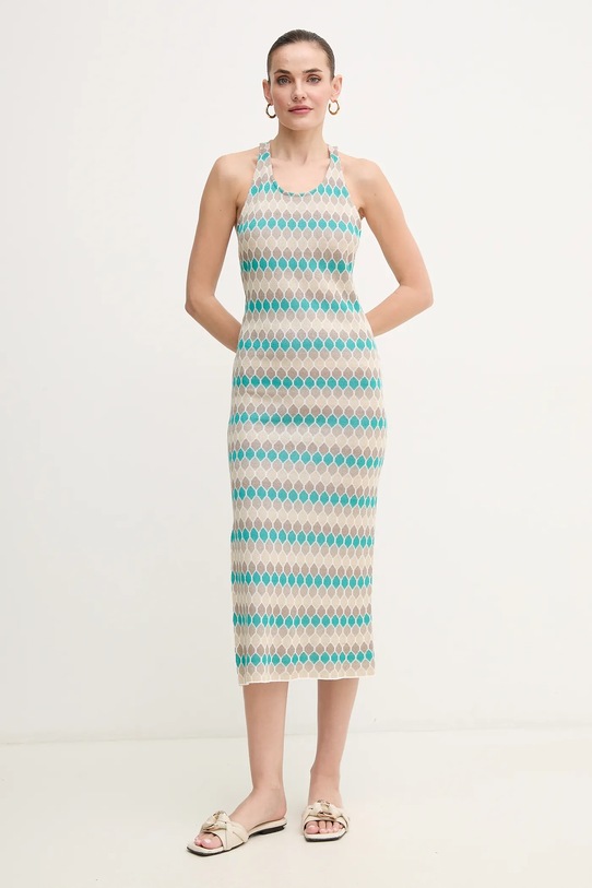 Fracomina sukienka casual beżowy FS25SD5006K414F8