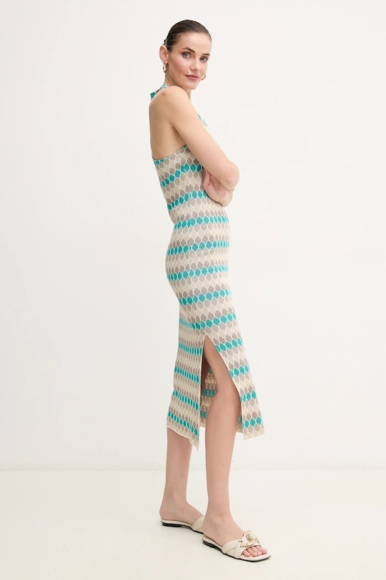 Fracomina sukienka FS25SD5006K414F8 beżowy SS25