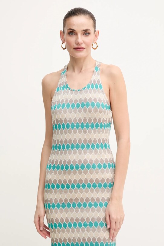 Fracomina sukienka beżowy FS25SD5006K414F8