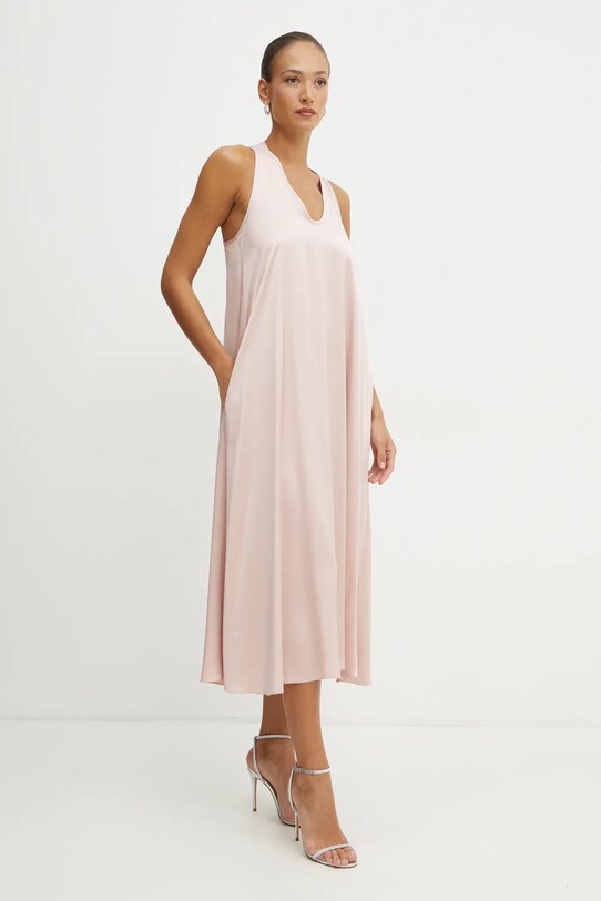 Fracomina sukienka FS25SD3005W64101 różowy SS25