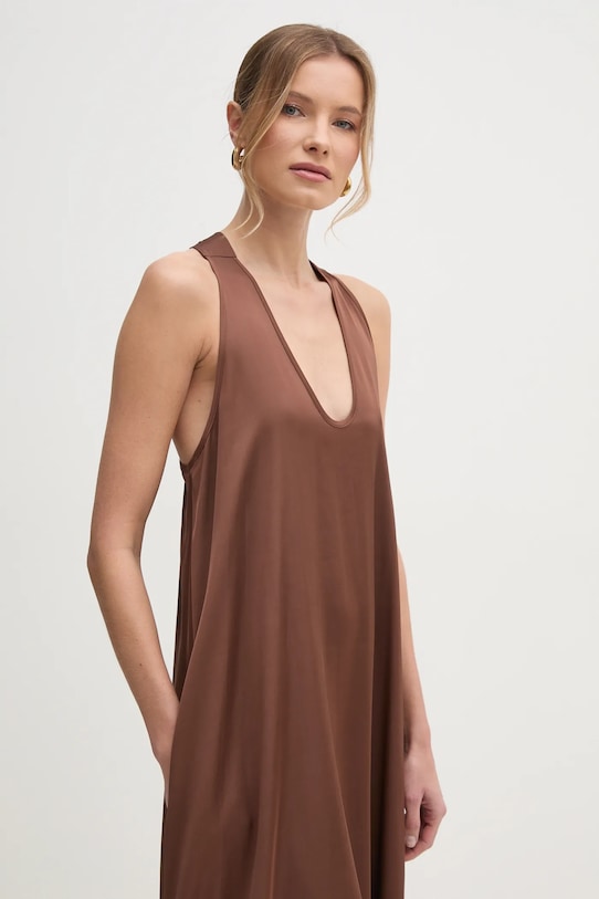 Šaty Fracomina hnedá FS25SD3005W64101