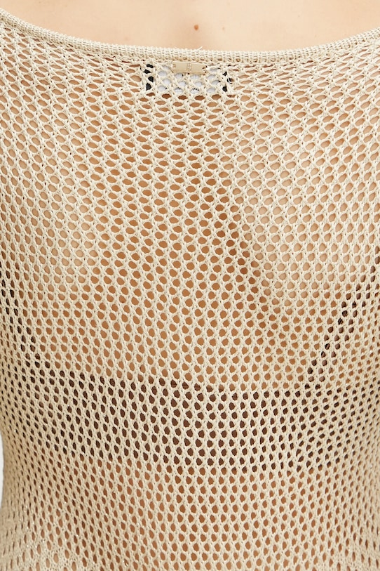 Fracomina sukienka FS25SD5004K514O7 beżowy