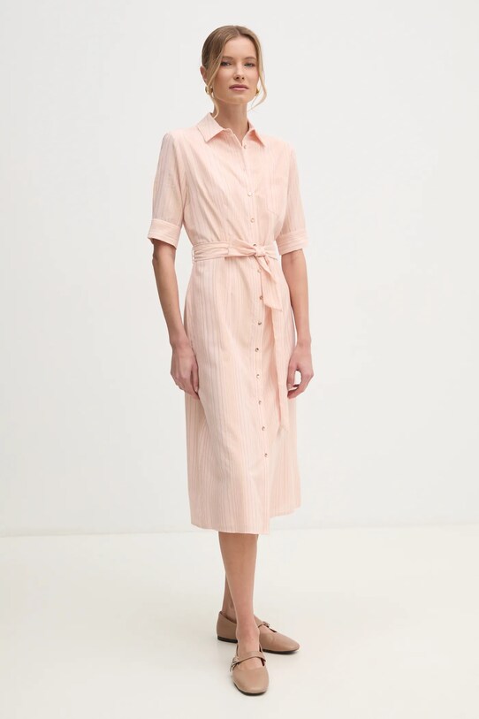 Fracomina sukienka różowy FS25SD2003W78601