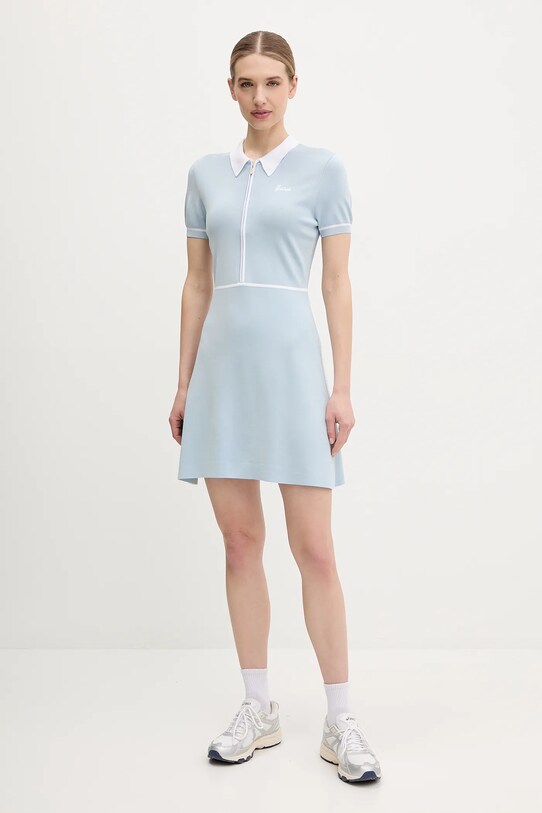 Guess sukienka V5GK00.Z3D60 niebieski SS25