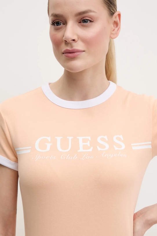 Guess rochie portocaliu V5GK02.KCQX1