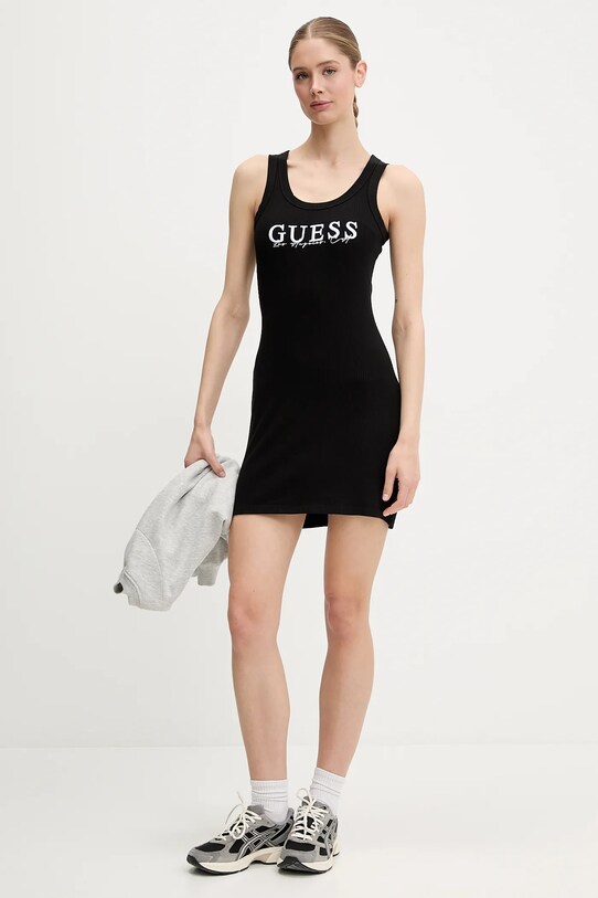 Платье Guess SUNFLOWER V5GK06.K8RT2 чёрный SS25