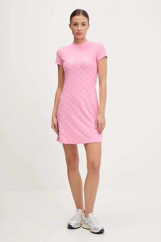 Guess sukienka PEONY V5GK07.KCT02 różowy SS25
