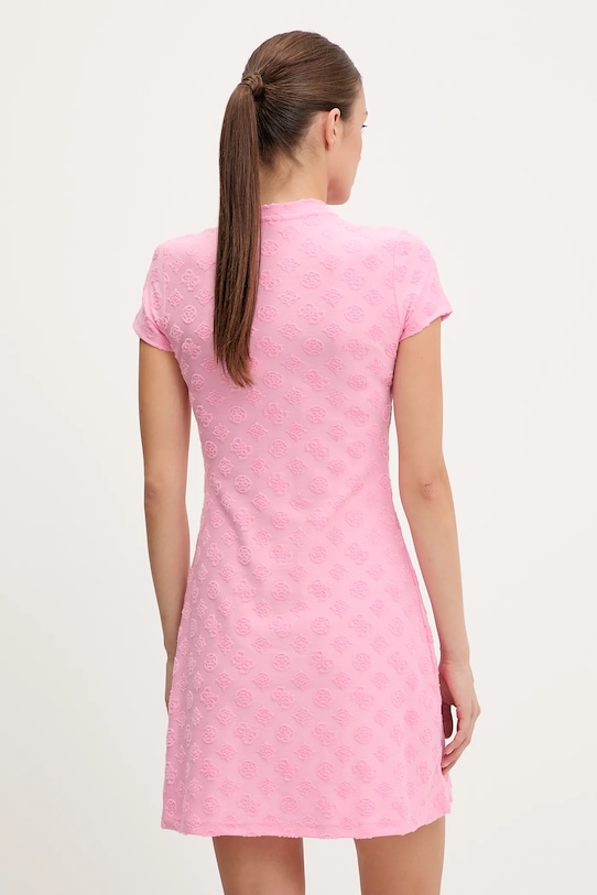 Odzież Guess sukienka PEONY V5GK07.KCT02 różowy