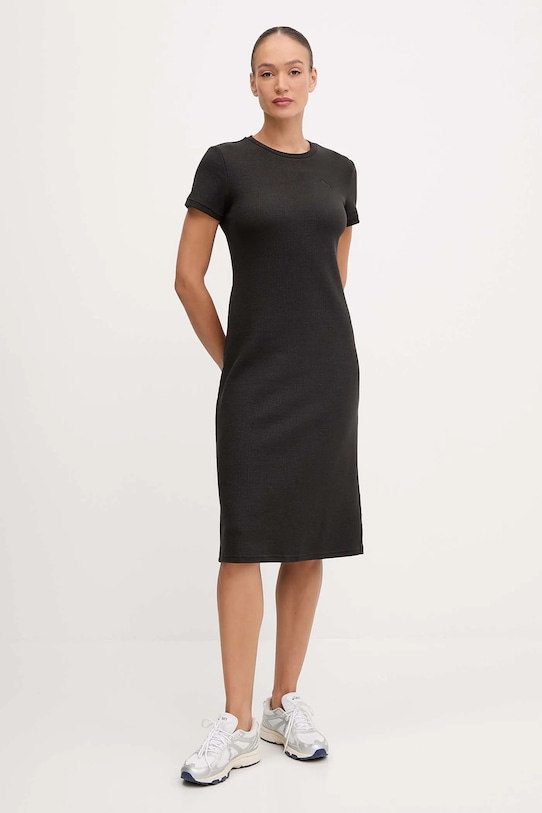 Puma sukienka z elastanem czarny 685063