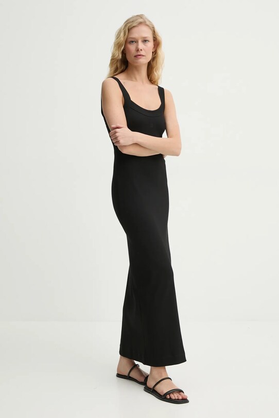 By Malene Birger sukienka LIO 103106 czarny SS25