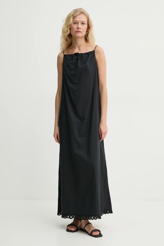 Памучна рокля By Malene Birger ELIZABETH 103266 черен SS25