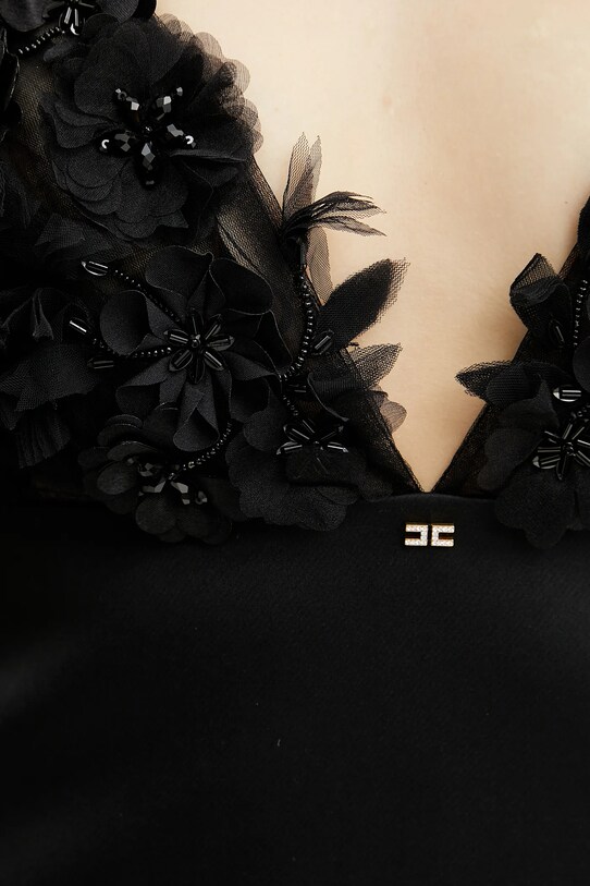 Elisabetta Franchi rochie AB73752E2 negru