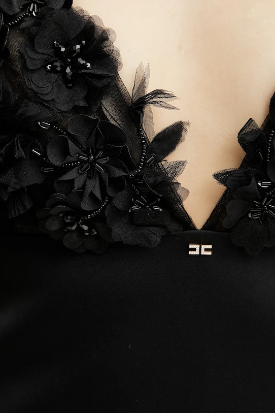 Elisabetta Franchi sukienka AB73752E2 czarny