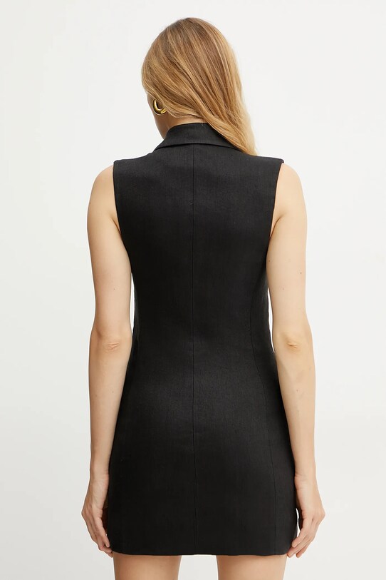 Îmbrăcăminte Elisabetta Franchi rochie din in AB85352E2 negru
