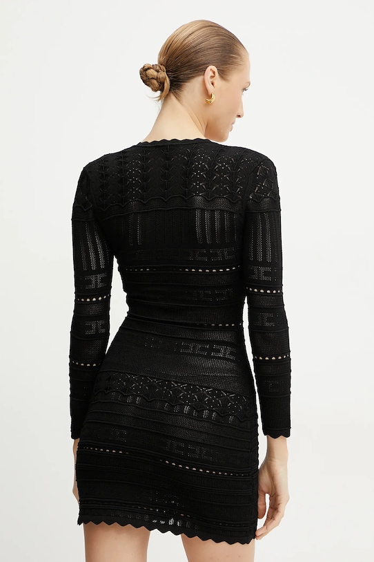 Odzież Elisabetta Franchi sukienka AM74S52E2 czarny