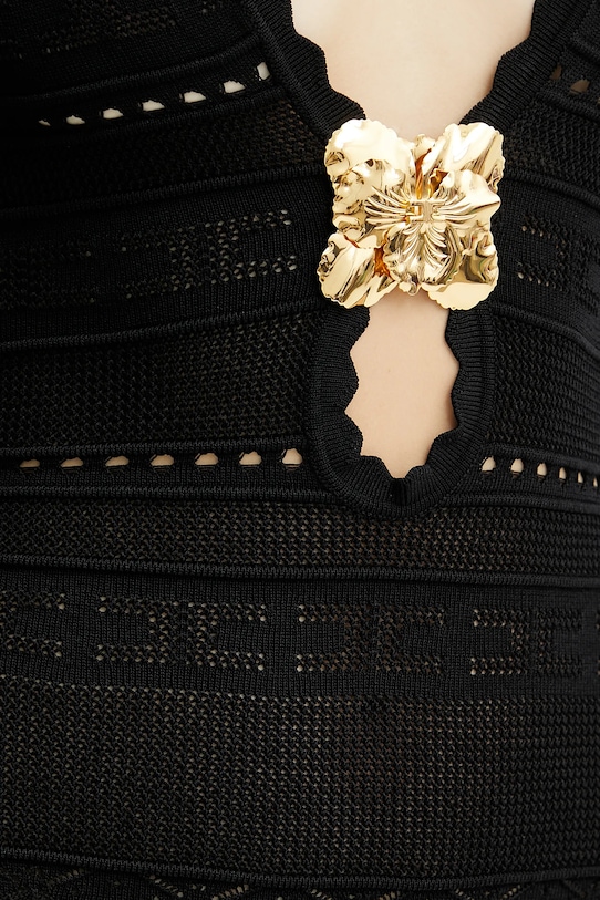 Elisabetta Franchi sukienka AM74S52E2 czarny